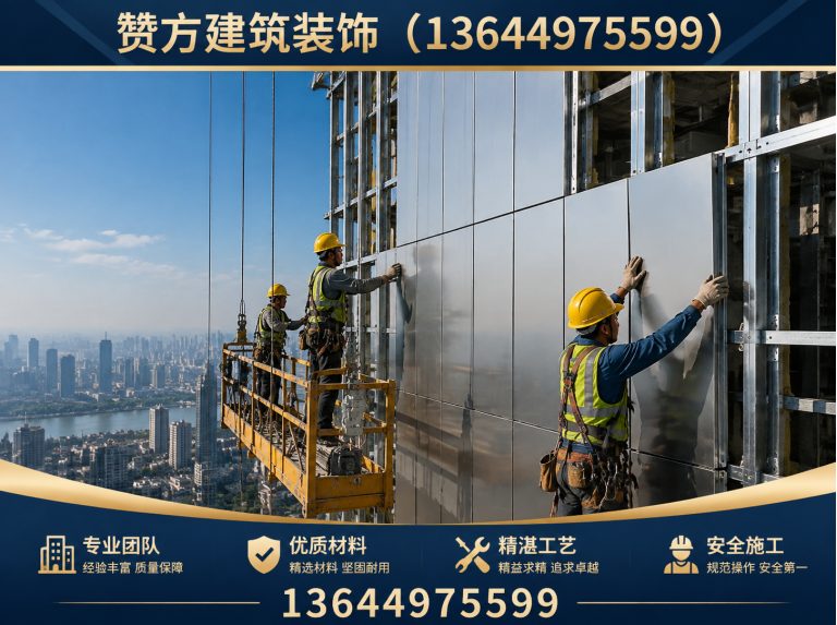 辽宁金属幕墙施工展示图